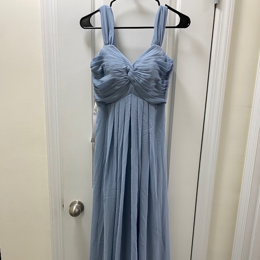 Azazie floor length dress